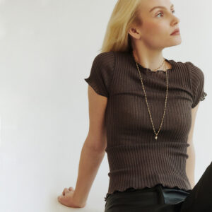 Ajour Feinripp T-Shirt